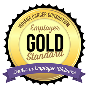 Indiana Cancer Consortium Employer Gold Standard badge